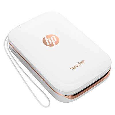 HP Sprocket Portable Photo Printer White HP Sprocket Portable Photo Printer White